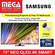 SAMSUNG QA75QN87DAKXXS 75" NEO QLED 4K QN87D SMART TV / FREE WALL MOUNTING
