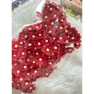 [50 Flowers] Paper Flowers Artificial Bosch 1.2 cm