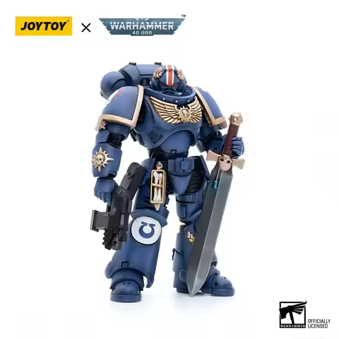 JOYTOY Warhammer 40,000 1/18 Action Figures Ultramarines Primaris Lieutenant Argaranthe Anime Milita