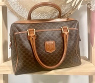 Celine賽琳中古古董老花醫生波士頓手提揹包