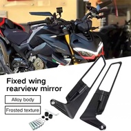 Horus Winglet Side Mirror 31cm Large Full Alloy Adjustable Mirror Mount Walang Grado Clear Lens
