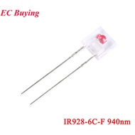 10pcs/lot IR928-6C IR928-6C-F 940nm IR Infrared Emission Tube Emitter Head LED DIY Electronics