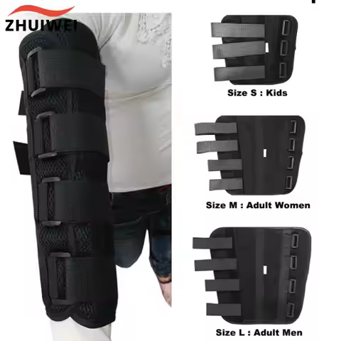 Adjustable Elbow Support Nighttime Elbow Brace Splint Immobilizer Stabilizer for Ulnar Nerve Entrapm