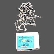 PER BOX Wood Screws 4 x 1/2 inch Contents 70 pieces Wood Screw Screws Screwdriver Head Plus m4 x 12 