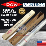 Dupont Dow Filmtec/Vontron LCLE 404/BW30 4040/ULP 11/ULP22 RO Membrane 125PSI 2500gpd