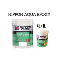 5 Liter Nippon Paint Aqua Epoxy Water Base/Cat Lantai
