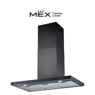MESTER by MEX รุ่น MT390B เครื่องดูดควันกระโจมทรงกล่อง สีดำ ขนาด 90 ซม.
