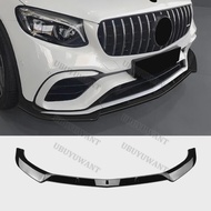 BigSale For Benz GLC63 AMG X253 Pre 2016-2019 Front Chin Spoiler Bumper Splitters Front Lip Body Kit