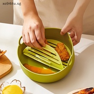 XOITU Silicone Air Fryers Oven Baking Tray Pizza Fried Chicken Airfryer Easy To Clean Basket Reusable Airfryer Pan Liner Accessories SG