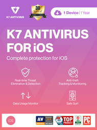 K7 Mobile Security for IOS 2026 for iPhoneiPads|1 User1 Year |Internet Security Secure Browser Anti-