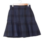 N21 Numero Ventuno Skirt ivory Size 4 Plaid Navy Knee-length Lace Women black Direct from Japan Seco