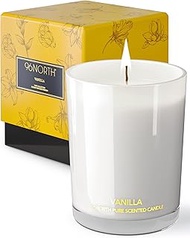 96NORTH Pure Vanilla Candle | 100% Natural Soy Wax | Jar Candle | Natural Fragrance Technology | Non