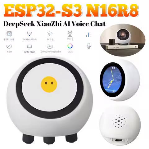 DeepSeek XiaoZhi AI Voice Chat Robot Ball ESP32-S3 1.28 inch LCD N16R8 Development Board espHome Ass
