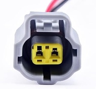 DECKBU 2 Pins Temperature Sender Sensor Connector Wiring Harnesses 1JZ-GTE 2JZ-GTE & DSM EVO ECT car