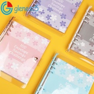 GLENES Saving Money Binder, 100 Envelope Financial Management 100 Envelope Savings Challenge, Money 