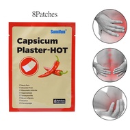 8PCS (Big) Capsicum Plaster Hot Chili Pain Relief Chinese Medical Patch Back Neck Elbow Foot Shoulde