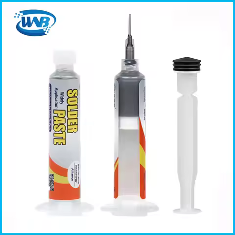 WNB 20g Contain Ag Solder Tin Paste Syringe Welding Flux 183℃ Melting Point Sn62.8/Pb36.8/Ag0.4 PCB 