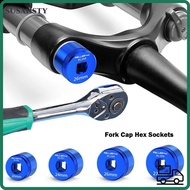 SUSANSTY MTB Suspension Fork Tools, 20mm-32mm Blue Mountain Bike Fork Repair Tools, Hex Socket Desig