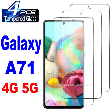 2Pcs/4Pcs 9H Tempered Glass For Samsung Galaxy A71 5G 4G Screen Protector Glass Film
