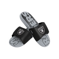 Las Vegas Raiders NFL Mens Gradient Wordmark Gel Slide - M