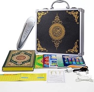 Quran Pen Reader Upgraded 16G, Digital Talking Reader Pen with Quran Book Read Pen with Arabic English Translation and Reciters Multilingual Pray Islamic Muslims Ramadan Gift for Kids Adults