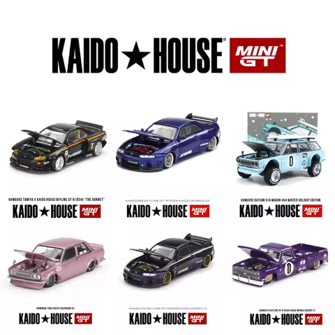 Kaido House MINIGT Datsun s30 030 R34 076 alloy car model 127 046 068 121 082 054 103 092 089 084 09