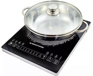 เตาแม่เหล็กไฟฟ้า กำลังไฟ 1500 วัตต์ SMARTHOME พร้อมหม้อสแตนเลส รุ่น IN-1500 รับประกัน3 ปี