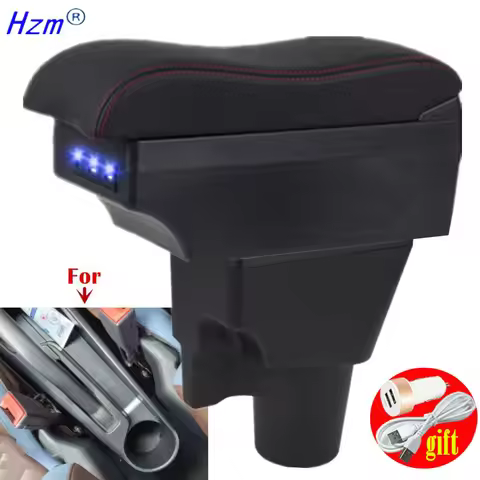 For Kia Picanto Armrest Box For Kia Picanto 3X-Line Car Armrest Storage box Interior Dedicated Retro