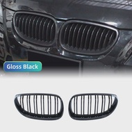 Front Bumper Kidney Grille Grill Hood Mesh Double Line For BMW E60 M5 E61 520i 545i 550i 535i 2003-2