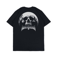 Metal t-shirt Satanic Distro t-shirt Men Women Black SIXCISSORS 666 MOONSKULL