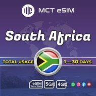 South Africa eSIM 10-50GB Total Usage - Receive eSIM QR Code on the same day