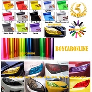 1M*30cm Car Motor Tinted Film Headlamp Headlight Fog light Tail Light Sticker Smoke Tint Film tinted