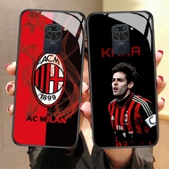 CK-36 AC Milan Kaka HD Glass Casing for Xiaomi Redmi Note9 9S poco M2 X3 NFC Pro