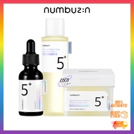 NUMBUZIN No.5 Vitamin Boosting Essential Toner / Concentrated Serum / Niacinamide Concentrated Pad