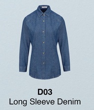 LEFONSE Woman Serge Denim - Long Sleeve Denim D03