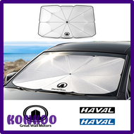 [KONKDO] บังแดดด้านหน้ารถร่มกันแดดที่บังแดดหน้ารถยนต์สำหรับกำแพงขนาดใหญ่ HAVAL H6 H9 M6 F7 F7X POER 