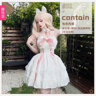 Japanese-Style Soft Girl Lolitas Black And White Angelic Devil Dress And Her Best Friend Twin Star L