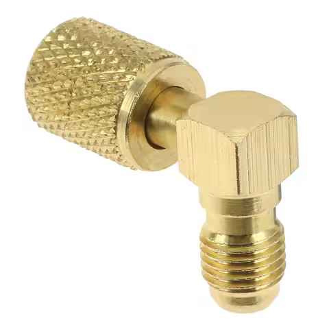 1Pc R410 5/16" SAE Female To 1/4" SAE Male Brass Fitting AC Quick Connector Fitting for R410A R32 Re