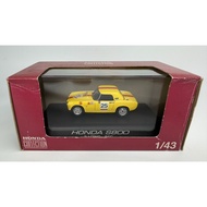 [Ready Stock, Contact If You Have Any Questions] 1/43 Honda S800 Racing RSC Yellow Race