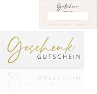 Set of 25 blank vouchers to fill in for nail studio, hairdresser, massage, cosmetic studio, gift vou