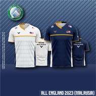 Malaysia Jersey Badminton 2023 Player Issue Jersey Retro BADMINTON JERSEY MALAYSIA (ALL ENGLAND 2023