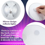 Disco Mirror Hemisphere Wall Decoration Mirror Mirror Ball Wall Decoration Party Background Decorati