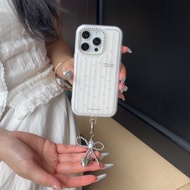 手机壳Compatible with Apple 17Pro Max phone case IP16 lens film 15. Fashionable风白底条纹彩色星星适用iPhone17ProMa