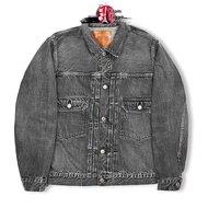 FULLCOUNT 2102/2102SS Dartford Type 2 Aged Black Denim Jacket 11.5oz & 13.7oz Selvedge Made in Japan