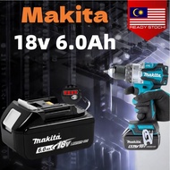 Makita Rechargeable Power Tool Battery, Replaceable LED Lithium-ion 6.0 Ah 18V LXT BL1860B BL1860BL1