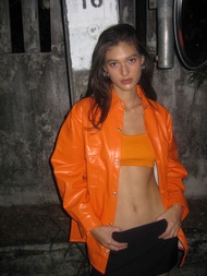 [พร้อมส่ง] Wylie Faux Leather Jacket เสื้อหนังแจ็คเก็ต - WATCHARASATIEN