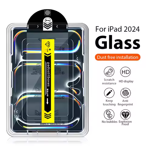 Screen Protector Tempered Glass For Ipad Pro 13 11 M4 12.9 A16 10 9 10th 9th Generation Air 5 4 3 M3