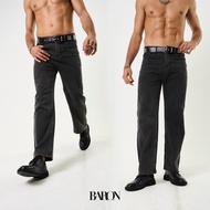 BARON Harper Denim กางเกงยีนส์ขากระบอกตรงเอวสูง