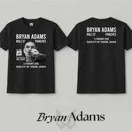 BRYAN ADAMS T-SHIRT, BRYAN ADAMS CONCERT T-SHIRT, SIZE S - 5XL