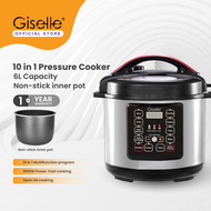 Giselle 10 in 1 Electric Digital Multifunction Pressure Cooker Non-Stick Inner Pot Rice Cooker (1000